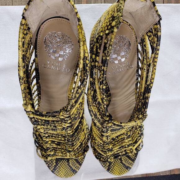 Vince Camuto Alsandra Strappy Cage Sandal size 9M - Picture 6 of 9